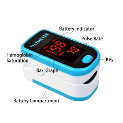 LED display - finger pulse oximeter with protection caseBlood pressure meters