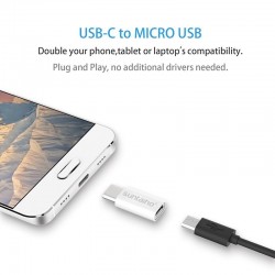 USB C to micro USB adapter - OTG cable type-C converter 3 pcsCables