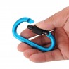 Herramientas de supervivenciaHebilla de seguridad - carabina de aluminio con cerradura 6 piezas