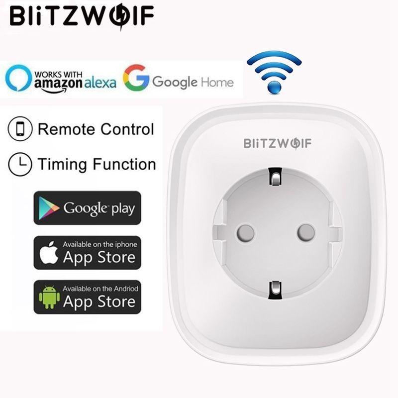 EnchufesBW-SHP2 WIFI - 220V 16A - enchufe inteligente - control remoto - interruptor de tiempo