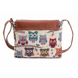 BolsasBúhos impresos - bolso pequeño del hombro del cuerpo