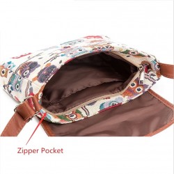 BolsasBúhos impresos - bolso pequeño del hombro del cuerpo