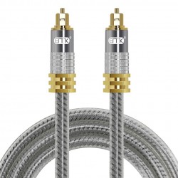 Toslink EMK - premium - digital optical audio cable - OD8.0mm Spdif gold connector - 1m - 2m - 3m - 5mCables