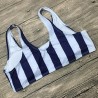 Baño y ropaTraje de baño rayado - bikini con empuje