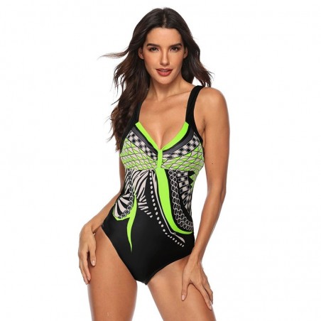 One piece swimsuit with push upBeachwear