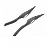 PegatinasPegatinas de cejas de coche para 2005 - 2011 BMW E90 E91 4DR - fibra de carbono