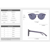 Transparent - plastic sunglasses - unisexSunglasses