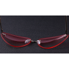 Cat eye - rimless sunglasses - UV400Sunglasses