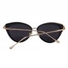 Retro cat eye - alloy frame - oval sunglasses - UV400Sunglasses