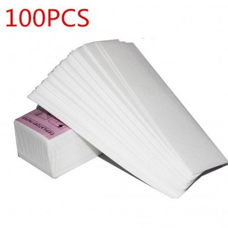 PielEliminación de pelo de cera - rollos de papel 100 piezas