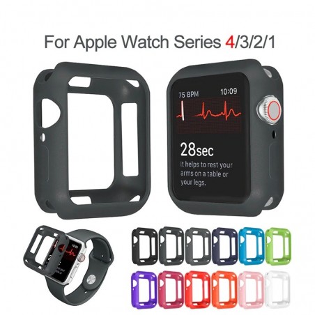 AccesoriosCaja de silicona suave - para Apple Watch 42mm - 38mm - 40mm - 44mm