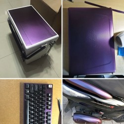 Pegatinas3D Carbon Fiber Vinyl Wrap - Pegatina 10 * 100cm