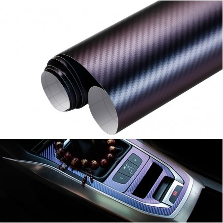 3D Carbon Fiber Vinyl Wrap - Sticker 10 * 100cmStickers