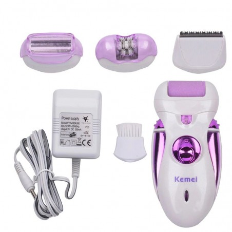Afeitado4 en 1 Epílator eléctrico recargable - afeitado - trimmer