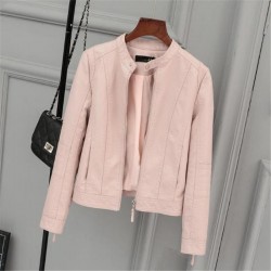 ChaquetasChaqueta de cuero con cremallera