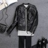 ChaquetasChaqueta de cuero con cremallera