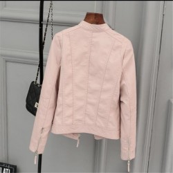 ChaquetasChaqueta de cuero con cremallera