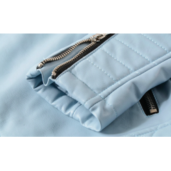 ChaquetasChaqueta de cuero suave con cremalleras