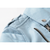 ChaquetasChaqueta de cuero suave con cremalleras