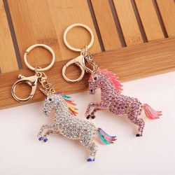 Crystal Unicorn - KeychainKeyrings