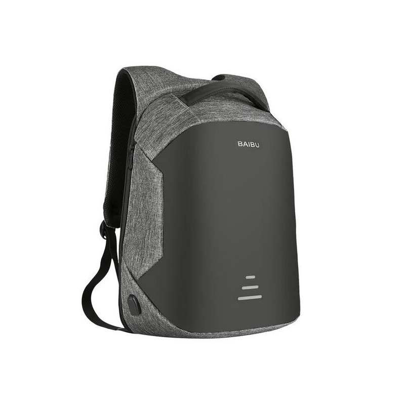 MochilasMochila antirrobo con carga USB - impermeable - bolsa portátil de 15.6 pulgadas