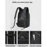 MochilasMochila antirrobo con carga USB - impermeable - bolsa portátil de 15.6 pulgadas