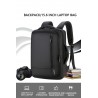 MochilasMochila de viaje impermeable antirrobo - 15.6 pulgadas Bolso portátil con carga USB