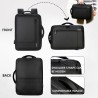 MochilasMochila de viaje impermeable antirrobo - 15.6 pulgadas Bolso portátil con carga USB