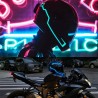 Partes de motosFlashing LED casco strip para moto noche - conjunto