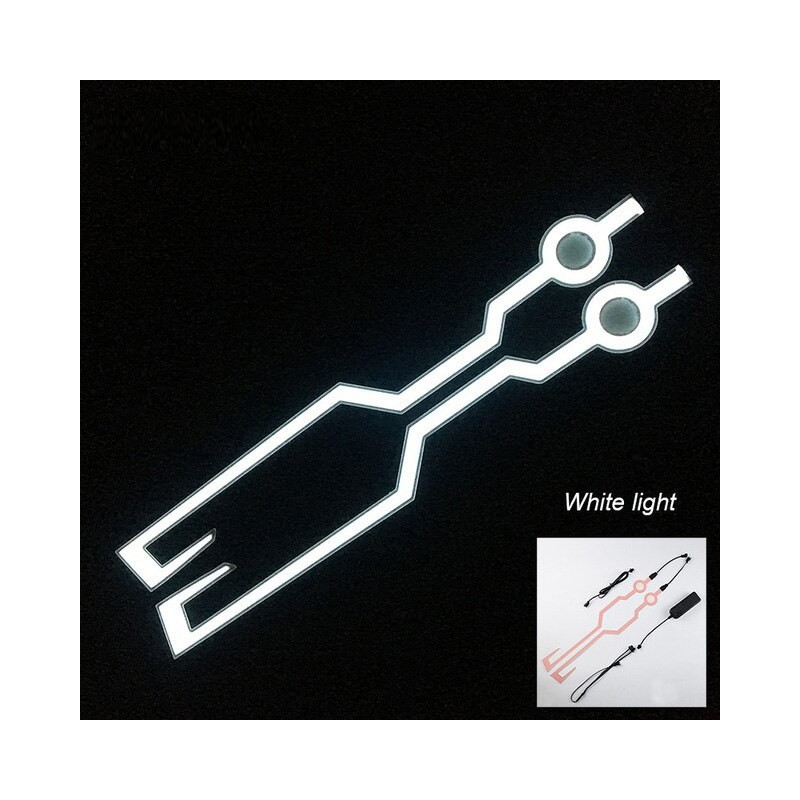 Flashing LED helmet strip for motorcycle night riding - setMotorbike parts