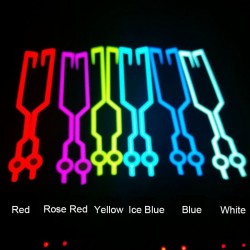 Partes de motosFlashing LED casco strip para moto noche - conjunto