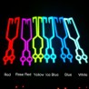 Partes de motosFlashing LED casco strip para moto noche - conjunto