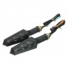 Luces de giro12V LED luz de señal de giro ambar - indicadores de motocicleta 4pcs conjunto