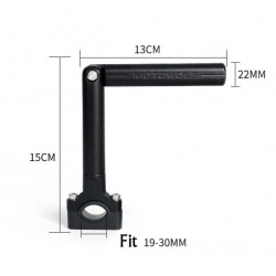 AccesoriosSoporte de teléfono ajustable multifunción para motocicleta 22mm