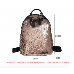 Glitter backpack with color changing sequinsBackpacks