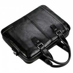 BolsosElegante bolsa de hombro de cuero grande