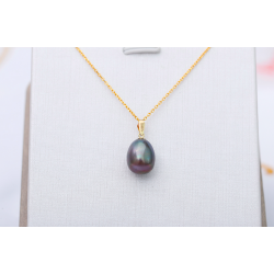 Luxury gold necklace with pearl 45cmNecklaces