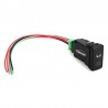 12V-24V SPST push button rocker switch - alien light for ToyotaLights & lighting