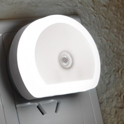 LED dual USB charger plug with sensor lightChargers