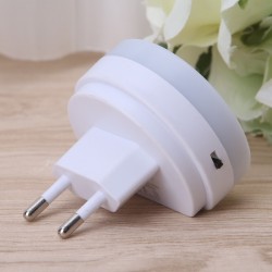 LED dual USB charger plug with sensor lightChargers