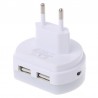 LED dual USB charger plug with sensor lightChargers
