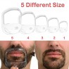 AfeitadoBotiquín de la barba - 5 tamaños - conjunto con bolsa - 5 piezas