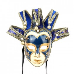 Vintage Jolly Joker - Venetian full face mask for masquerade & halloweenPlaques & Signs