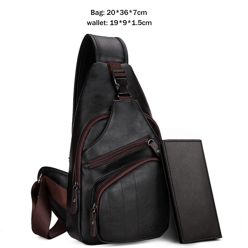 BolsosModa Bolso de hombro POLO - mochila de cuero