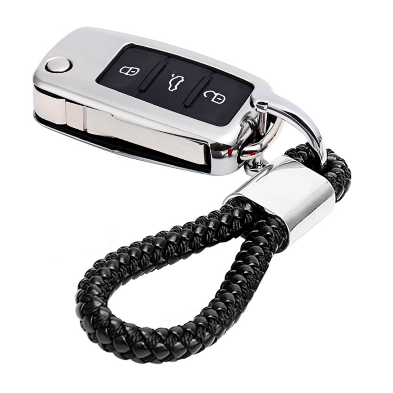 LlavesCar caso clave con llavero para Passat Golf Jetta Bora Polo Sagitar Tiguan