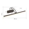 American style bathroom mirror light - LED wall light - lamp - 8W - 39 cmWall lights