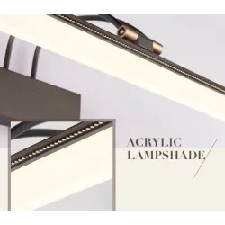 American style bathroom mirror light - LED wall light - lamp - 8W - 39 cmWall lights