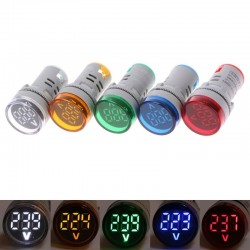 60-500V AC 22mm LED digital display - gauge voltage meter indicatorTools