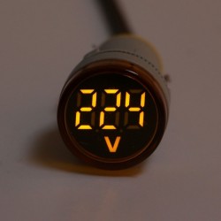 Instrumentos60-500V AC 22mm LED pantalla digital - indicador del medidor de tensión del medidor de medidor de medidor