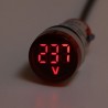 Instrumentos60-500V AC 22mm LED pantalla digital - indicador del medidor de tensión del medidor de medidor de medidor